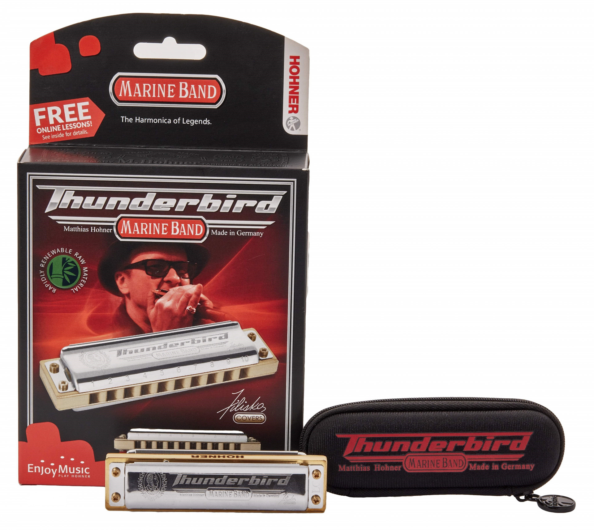 Купить Губная гармоника HOHNER Marine Band Thunderbird A low - Губная ...