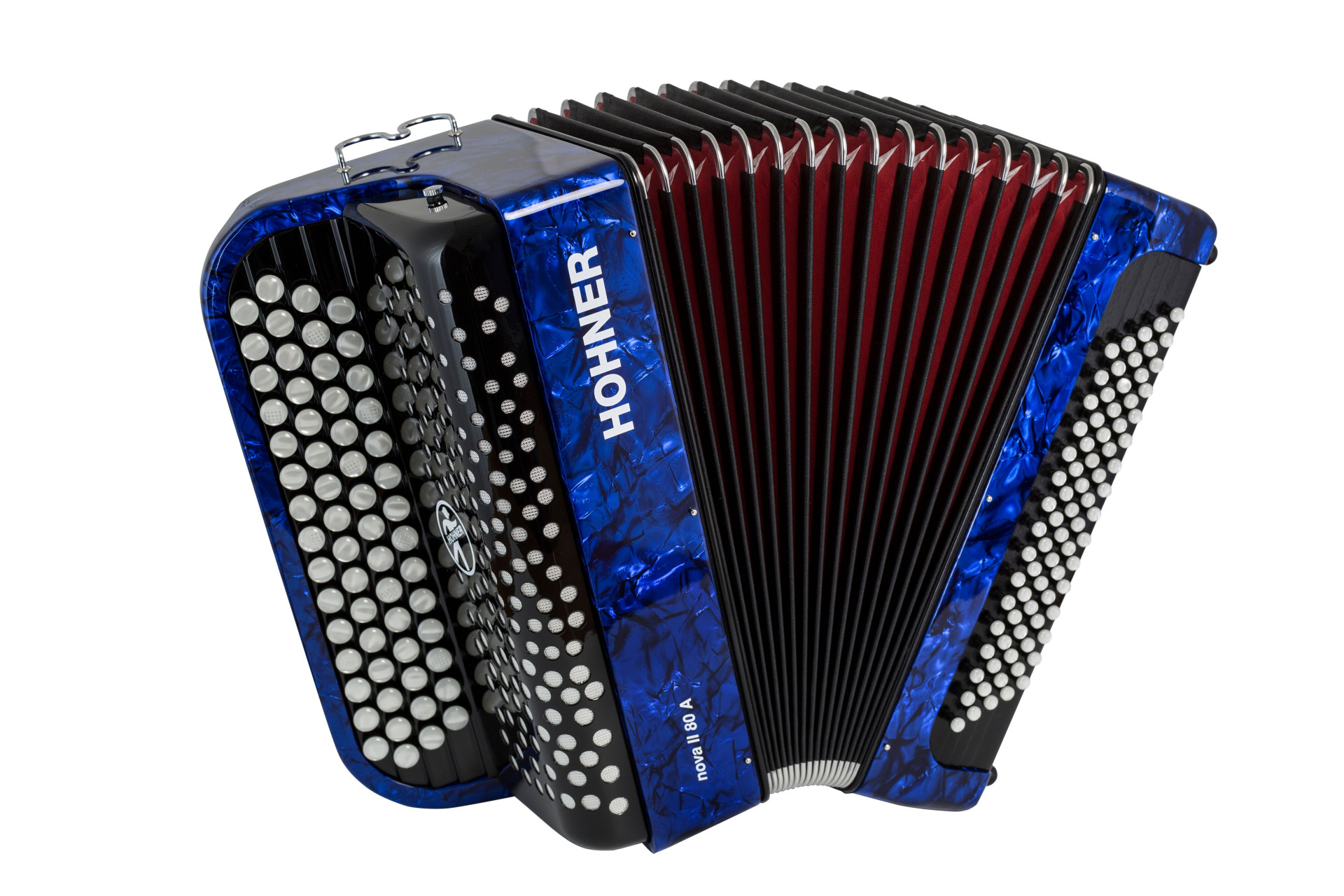 Купить Баян HOHNER Nova II 80 A dark blue - Баян Хонер в Москве с ...