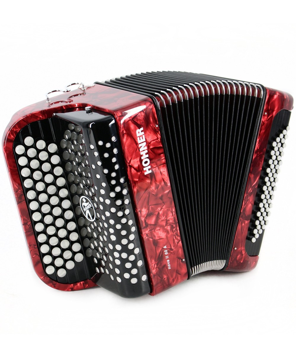 Купить Баян HOHNER Nova II 60 A red - Баян Хонер в Москве с доставкой по  России | Интернет-магазин «Укулеле Центр»