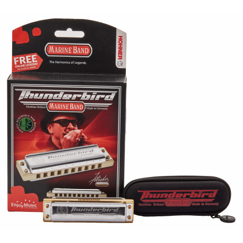 HOHNER Marine Band Thunderbird D low - Губная гармоника диатоническая Хонер HOHNER Marine Band Thunderbird D low - Губная гармоника диатоническая Хонер