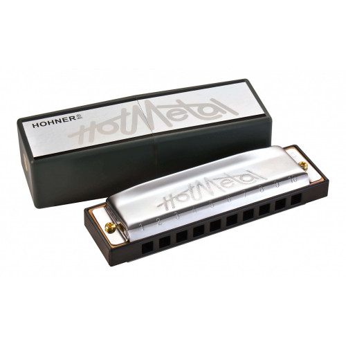 HOHNER Hot Metal F - Губная гармоника диатоническая Хонер HOHNER Hot Metal F - Губная гармоника диатоническая Хонер