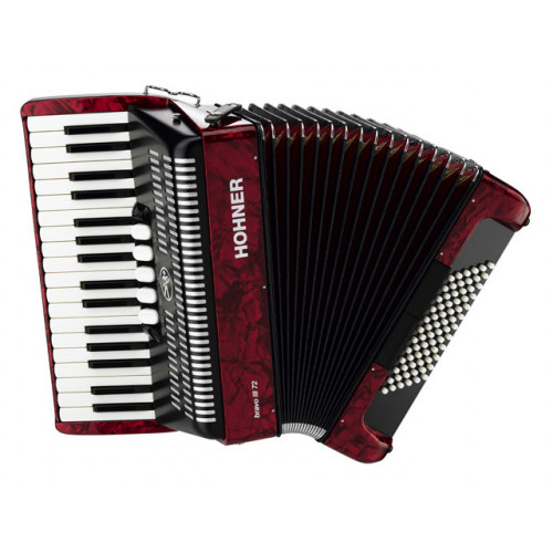 HOHNER Bravo III 72 red - Аккордеон Хонер