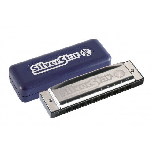 HOHNER Silver Star 504/20 Small box G - Губная гармоника диатоническая Хонер HOHNER Silver Star 504/20 Small box G - Губная гармоника диатоническая Хонер