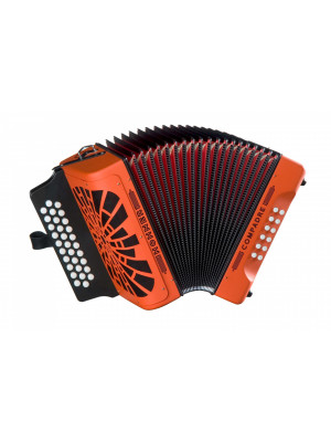 HOHNER Compadre GCF orange - Аккордеон диатонический Хонер HOHNER Compadre GCF orange - Аккордеон диатонический Хонер