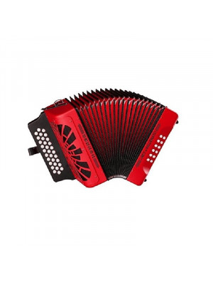 HOHNER El Rey del Vallenato GCF red - Аккордеон диатонический Хонер HOHNER El Rey del Vallenato GCF red - Аккордеон диатонический Хонер