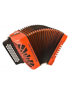 HOHNER El Rey del Vallenato GCF orange - Аккордеон диатонический Хонер HOHNER El Rey del Vallenato GCF orange - Аккордеон диатонический Хонер