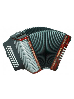 HOHNER Corona II GCF red - Аккордеон диатонический Хонер HOHNER Corona II GCF red - Аккордеон диатонический Хонер