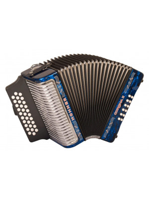 HOHNER Corona II GCF dark blue - Аккордеон диатонический Хонер HOHNER Corona II GCF dark blue - Аккордеон диатонический Хонер