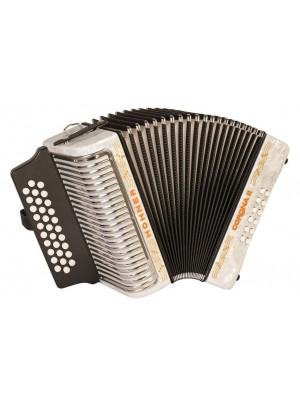 HOHNER Corona II FBbEb white - Аккордеон диатонический Хонер HOHNER Corona II FBbEb white - Аккордеон диатонический Хонер