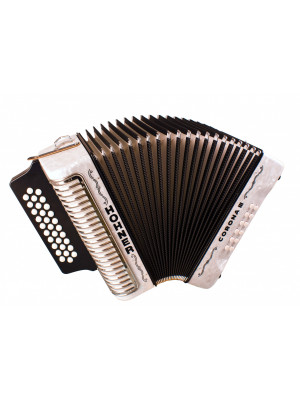 HOHNER Corona III ADG white - Аккордеон диатонический Хонер HOHNER Corona III ADG white - Аккордеон диатонический Хонер