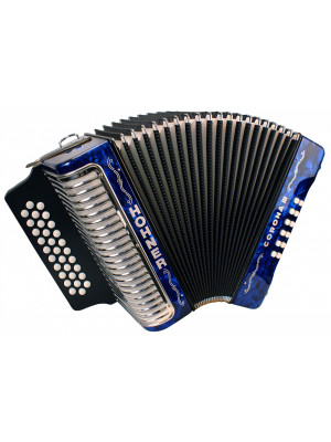 HOHNER Corona III BbEbAb dark blue - Аккордеон диатонический Хонер HOHNER Corona III BbEbAb dark blue - Аккордеон диатонический Хонер