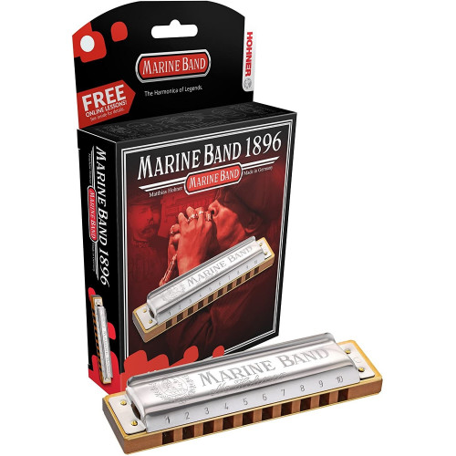 HOHNER Marine Band 1896/20 B гармонический минор - Губная гармоника диатоническая Хонер HOHNER Marine Band 1896/20 B гармонический минор - Губная гармоника диатоническая Хонер
