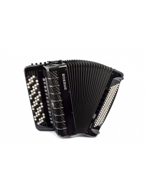 HOHNER MATTIA IV 120 BK gun black (B-Stepped) - Баян Хонер HOHNER MATTIA IV 120 BK gun black (B-Stepped) - Баян Хонер