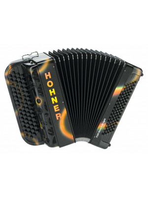 HOHNER Fun Nova II 80 light black airbrush (B-Stepped) - Баян Хонер HOHNER Fun Nova II 80 light black airbrush (B-Stepped) - Баян Хонер