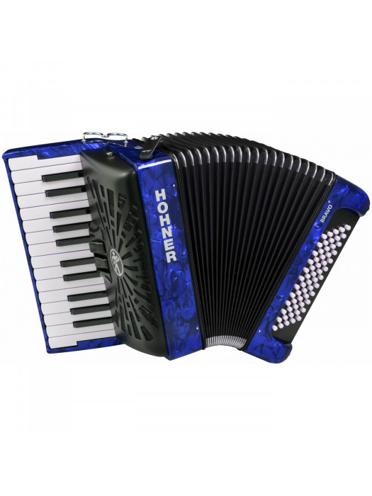 HOHNER Bravo II 60 dark blue - Аккордеон 1/2 Хонер