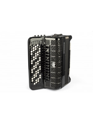 HOHNER MATTIA IV 120 BK gun black (B-Stepped) - Баян Хонер HOHNER MATTIA IV 120 BK gun black (B-Stepped) - Баян Хонер